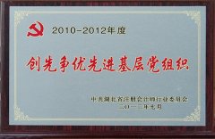 2010-2012年度創(chuàng)優(yōu)爭先先進基層黨組織